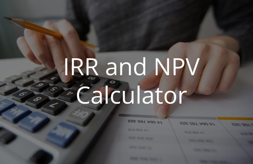 IRR and NPV calculator 1